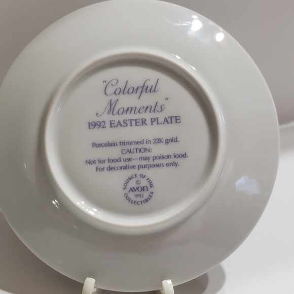 1992 avon collector plate - Picture 3 of 3